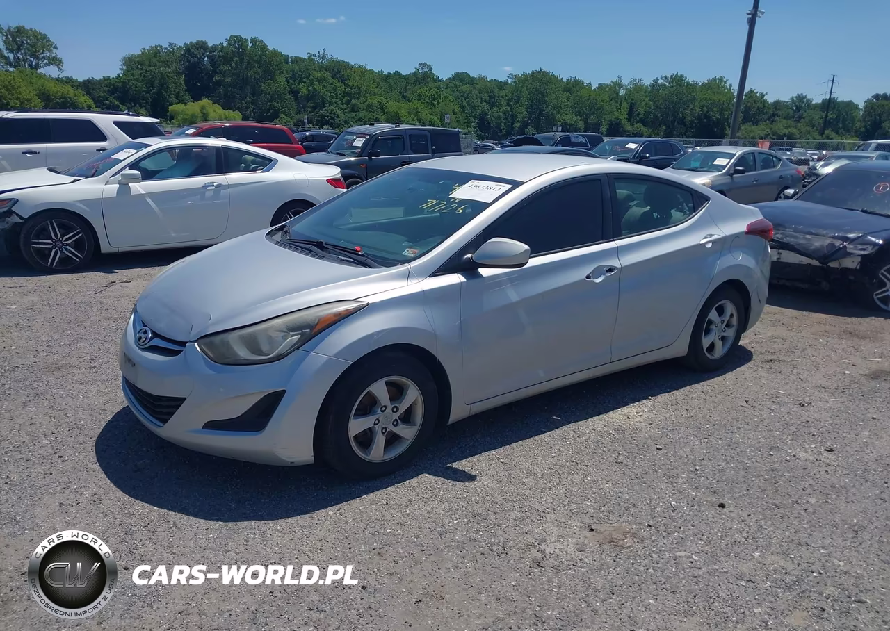 2014 Hyundai Elantra Se VIN:5NPDH4AE7EH461802 - 2