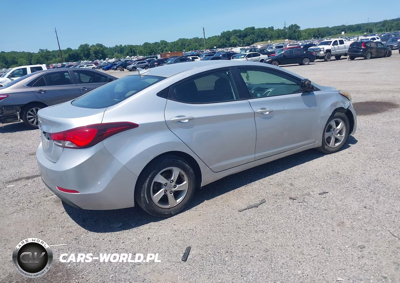2014 Hyundai Elantra Se VIN:5NPDH4AE7EH461802 - 4