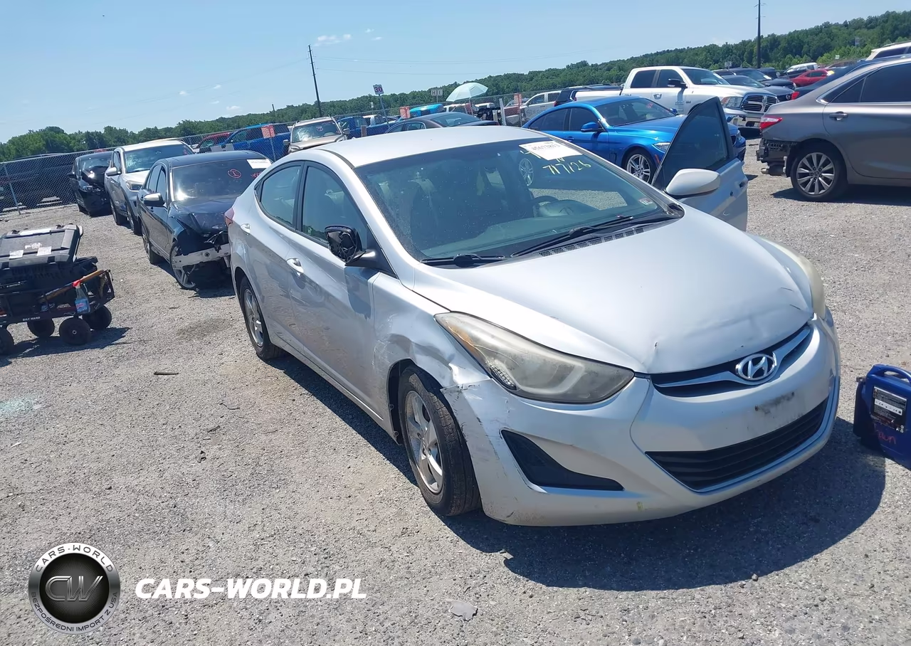 2014 Hyundai Elantra Se VIN:5NPDH4AE7EH461802 - 6