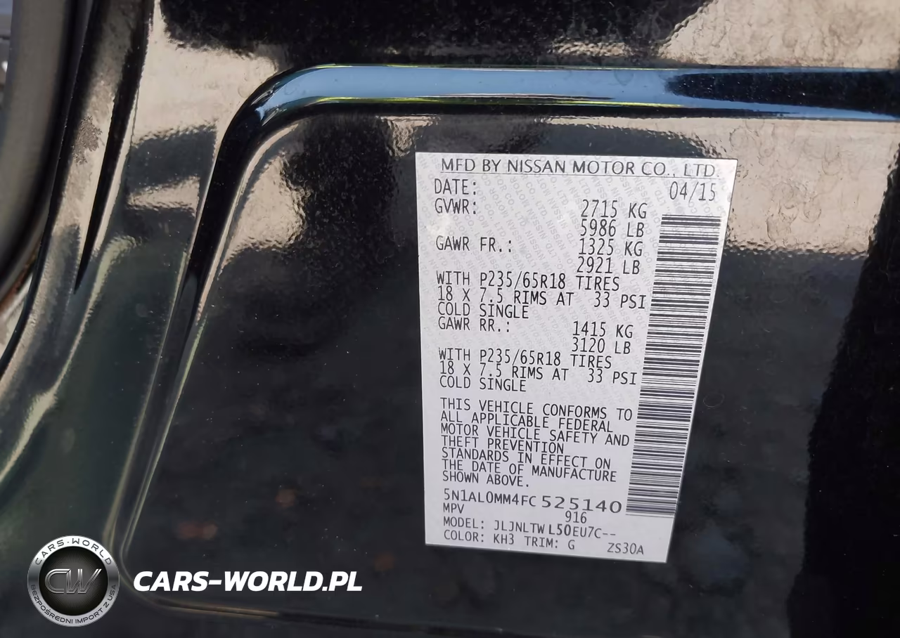 2015 Infiniti Qx60 VIN:5N1AL0MM4FC525140 - 9
