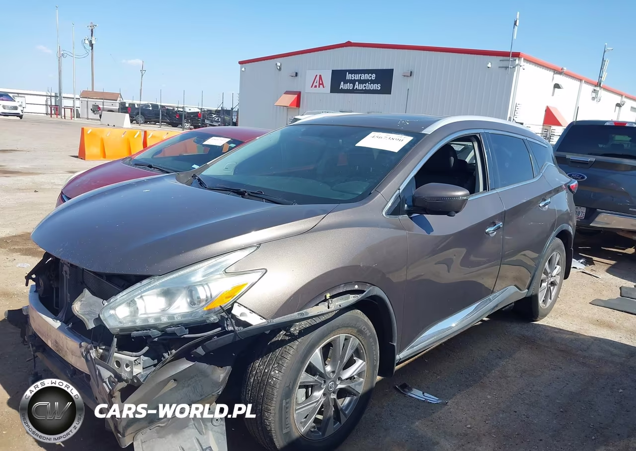 2017 Nissan Murano Sl VIN:5N1AZ2MG7HN147357 - 2