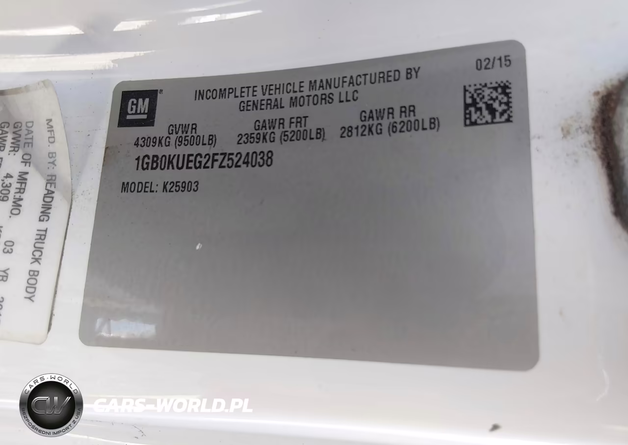 2015 Chevrolet Silverado 2500Hd Wt VIN:1GB0KUEG2FZ524038 - 9