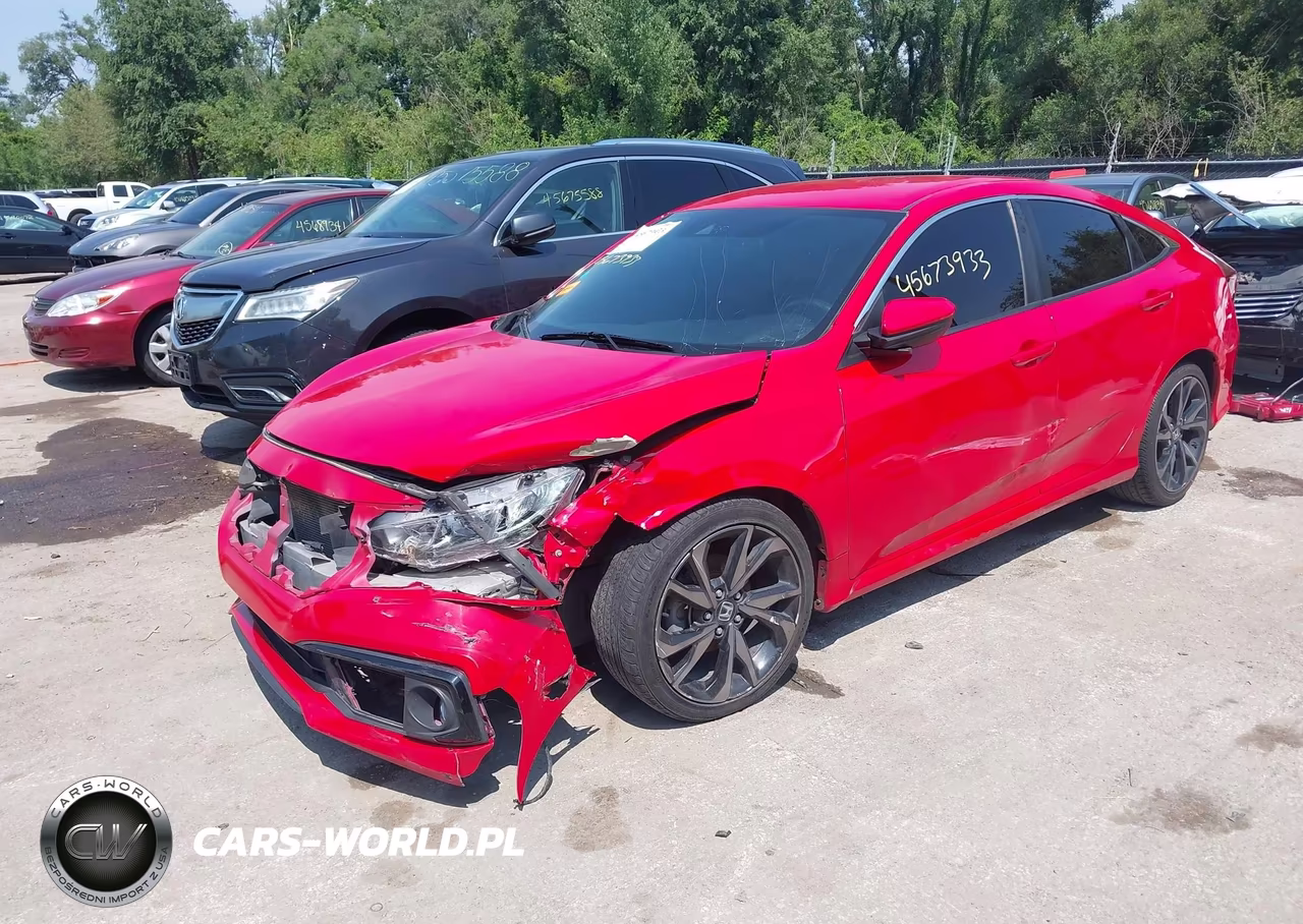 2019 Honda Civic Sport VIN:2HGFC2F85KH564639 - 2