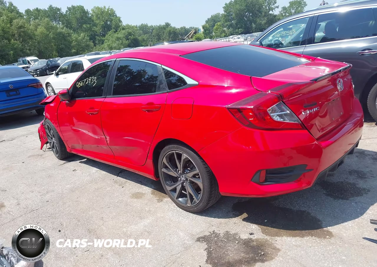 2019 Honda Civic Sport VIN:2HGFC2F85KH564639 - 3