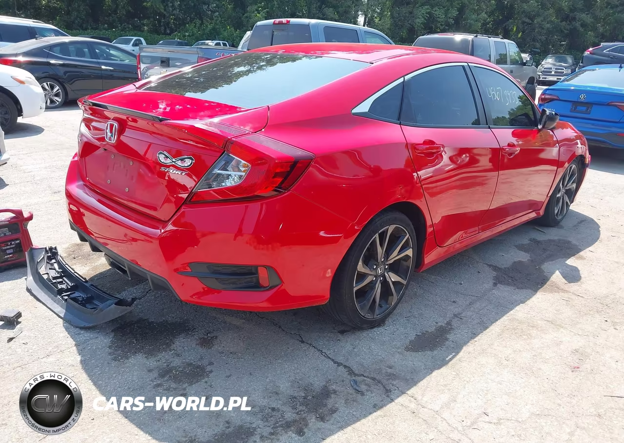 2019 Honda Civic Sport VIN:2HGFC2F85KH564639 - 4