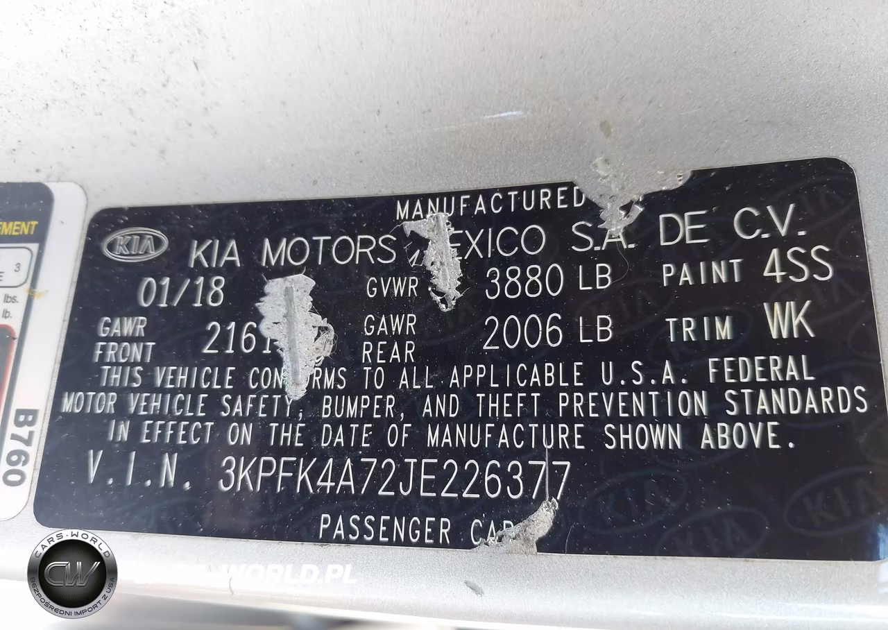 2018 Kia Forte Lx VIN:3KPFK4A72JE226377 - 9