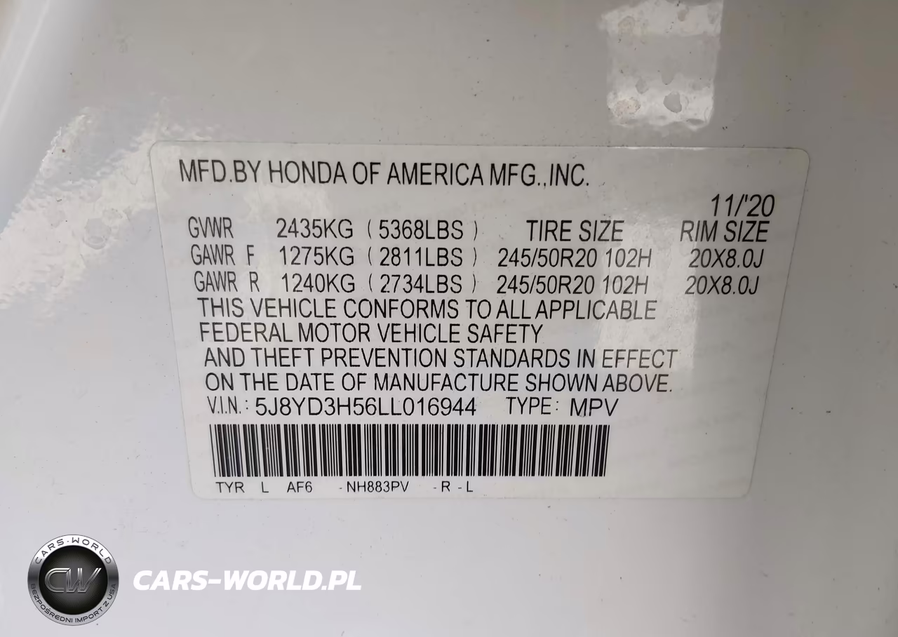 2020 Acura Mdx Technology Package VIN:5J8YD3H56LL016944 - 9