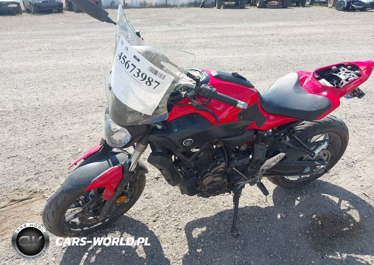 2017 Yamaha Fz07A VIN:JYARM20E1HA000562 - 2