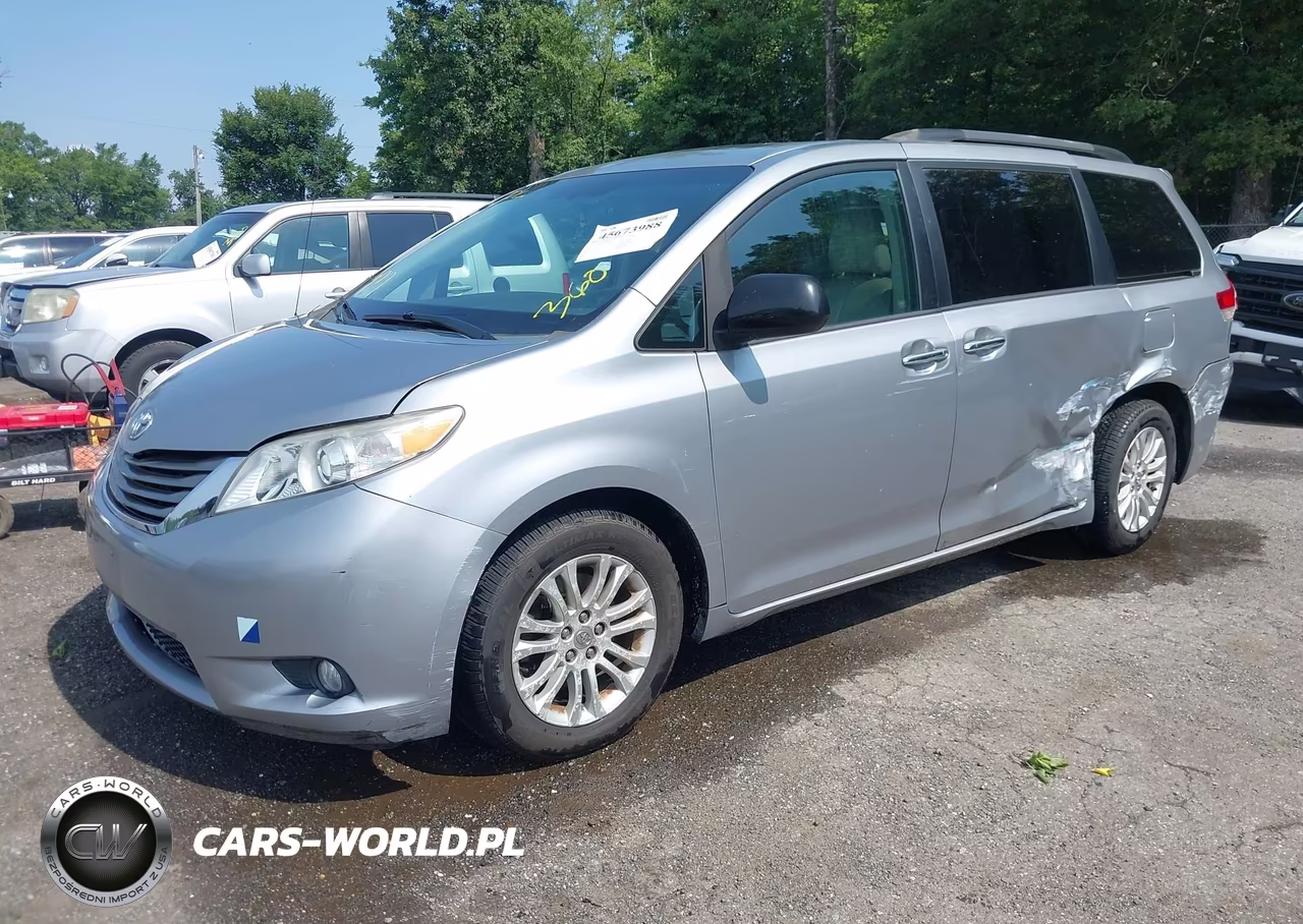 2012 Toyota Sienna Xle V6 8 Passenger VIN:5TDYK3DC2CS279763 - 2