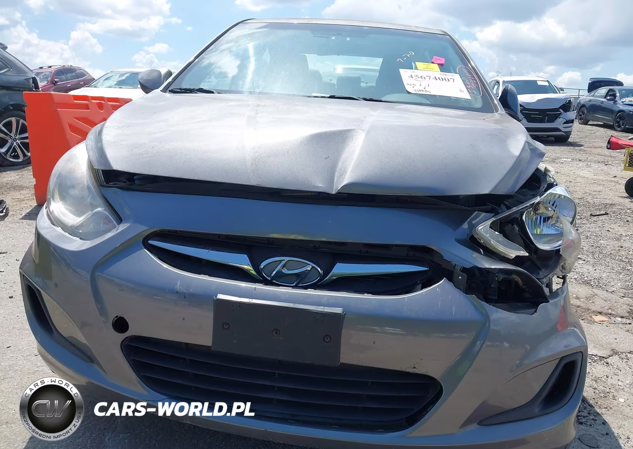 2013 Hyundai Accent Gls VIN:KMHCT4AE6DU477113 - 12