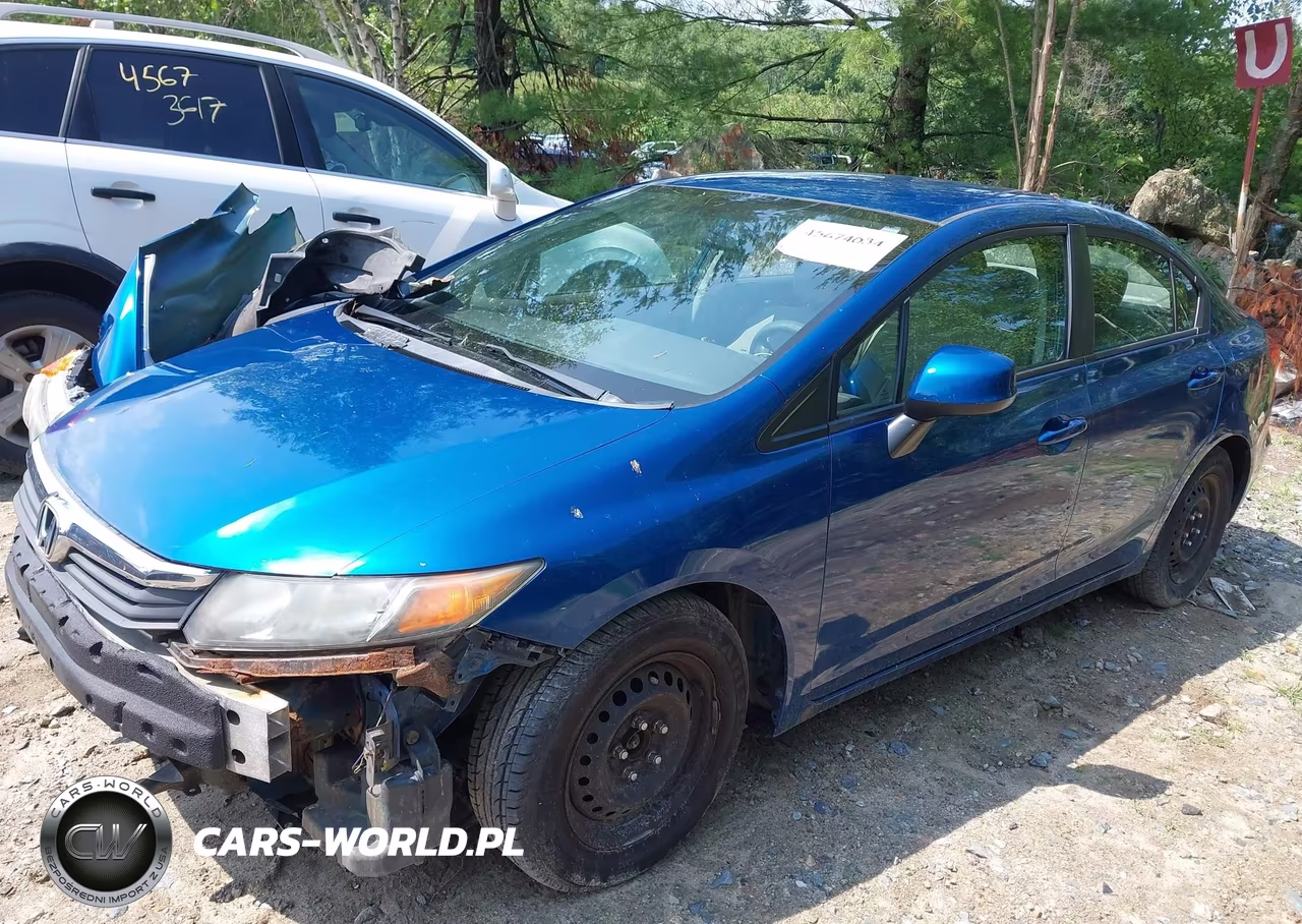 2012 Honda Civic Lx VIN:2HGFB2F54CH578977 - 2