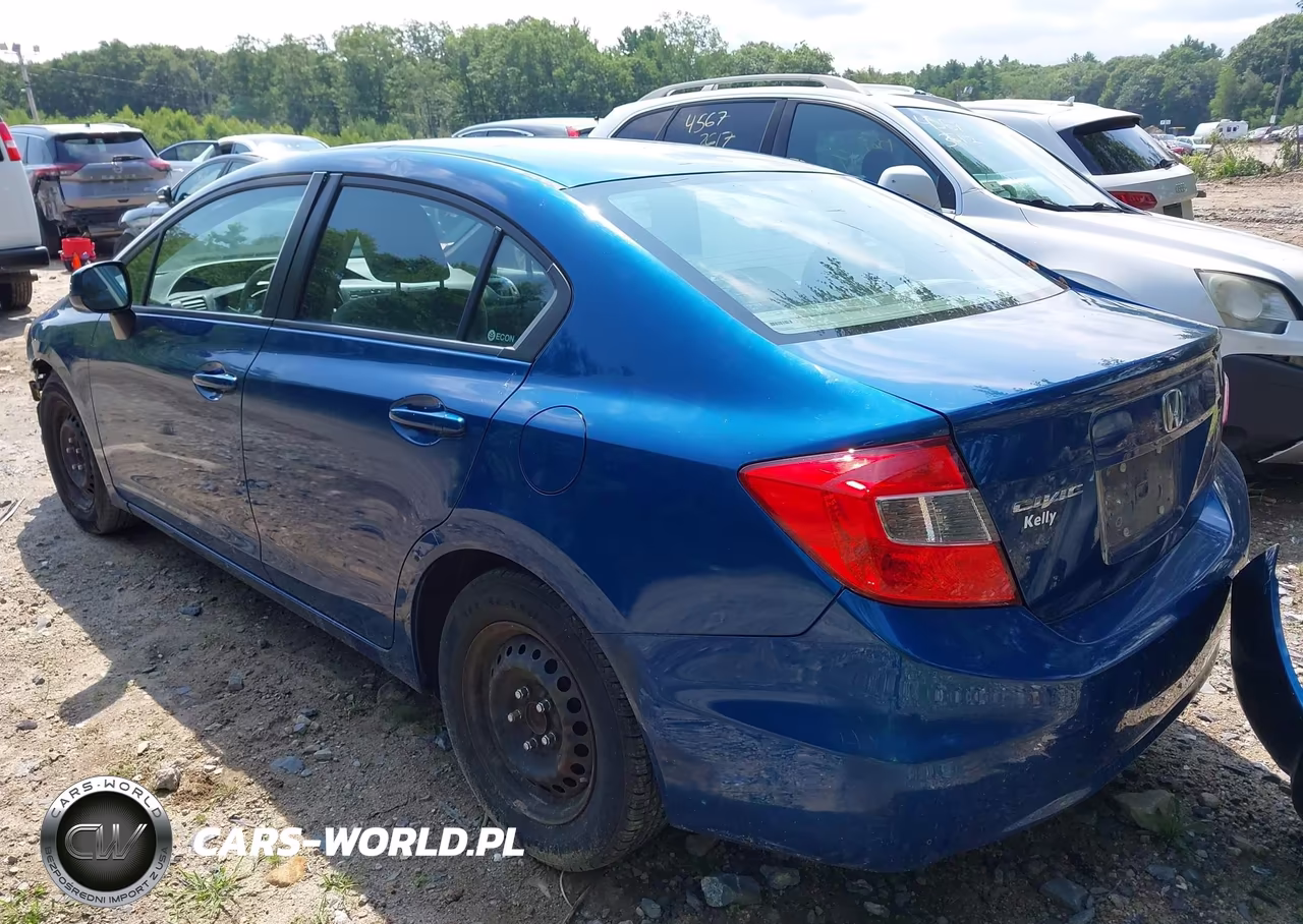 2012 Honda Civic Lx VIN:2HGFB2F54CH578977 - 3