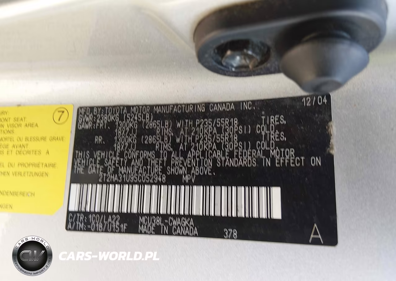 2005 Lexus Rx 330 VIN:2T2HA31U95C052948 - 9