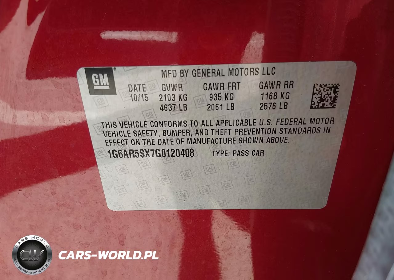 2016 Cadillac Cts Luxury Collection VIN:1G6AR5SX7G0120408 - 9