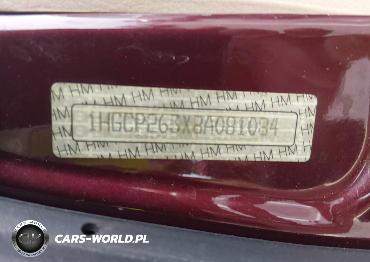 2008 Honda Accord 2.4 Lx VIN:1HGCP263X8A081084 - 9