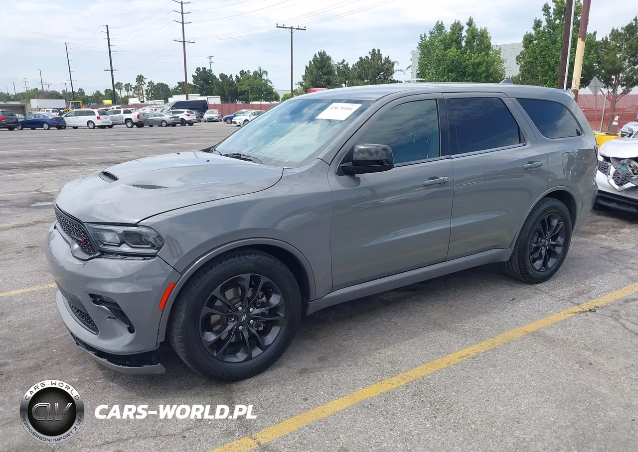 2021 Dodge Durango Sxt Plus Rwd VIN:1C4RDHAG2MC641077 - 2