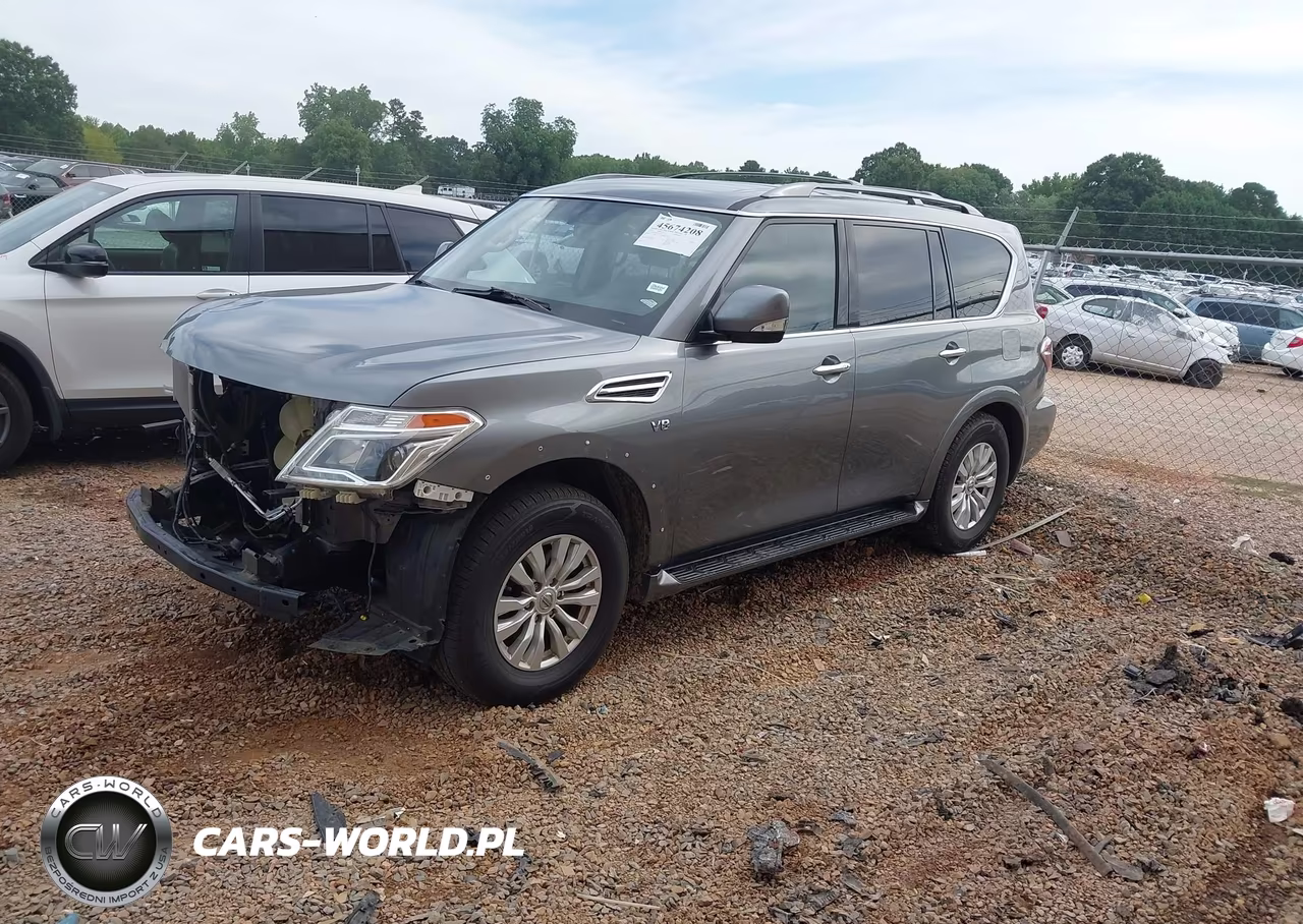 2018 Nissan Armada Sv VIN:JN8AY2NC6J9555063 - 2