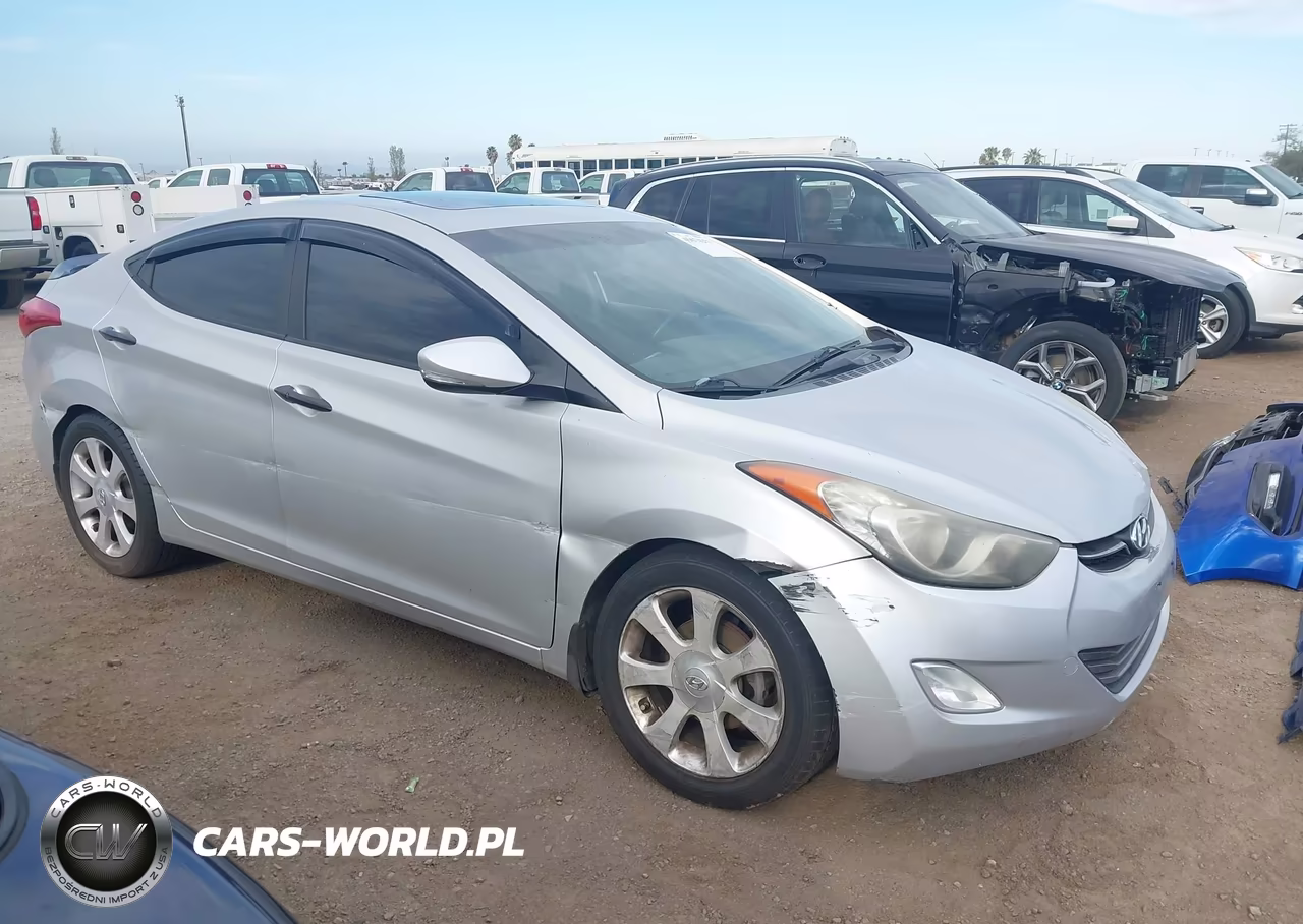2013 Hyundai Elantra Limited VIN:KMHDH4AE0DU959713 - 1