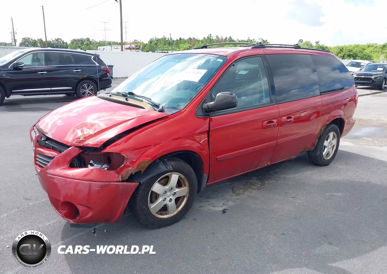 2005 Dodge Caravan Sxt VIN:2D8GP44L35R201251 - 2