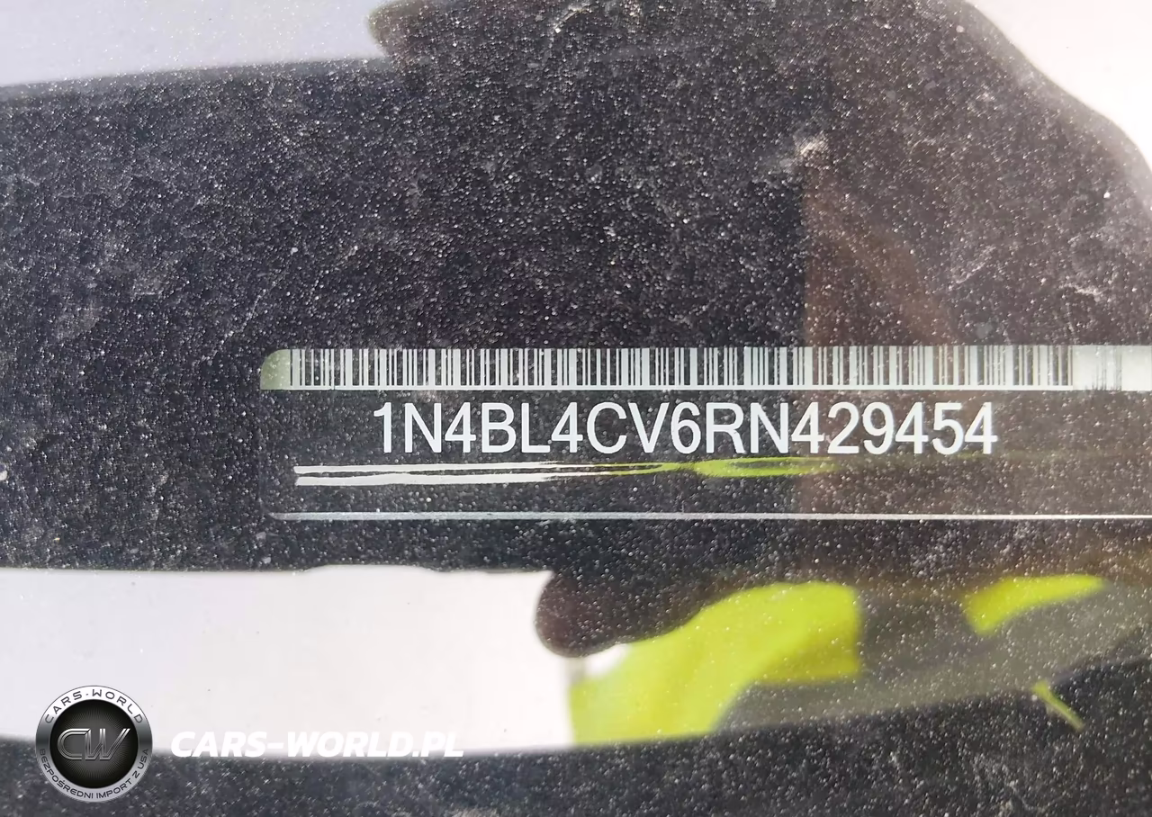 2024 Nissan Altima Sr Fwd VIN:1N4BL4CV6RN429454 - 9