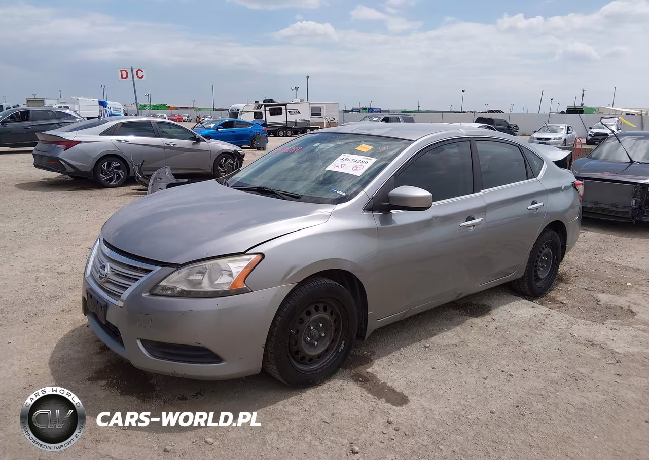 2014 Nissan Sentra Sv VIN:3N1AB7AP2EY231873 - 2