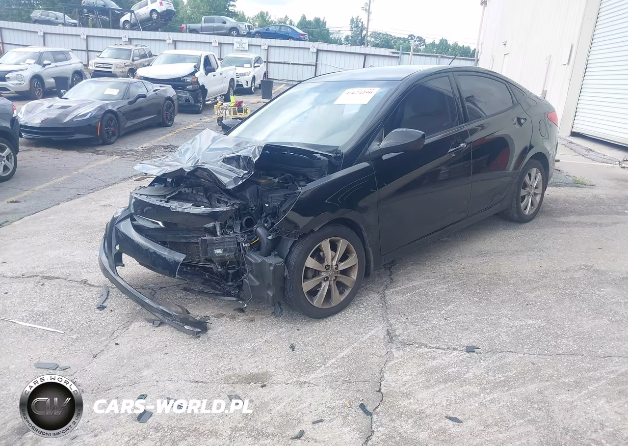 2014 Hyundai Accent Gls VIN:KMHCU4AE3EU738048 - 2