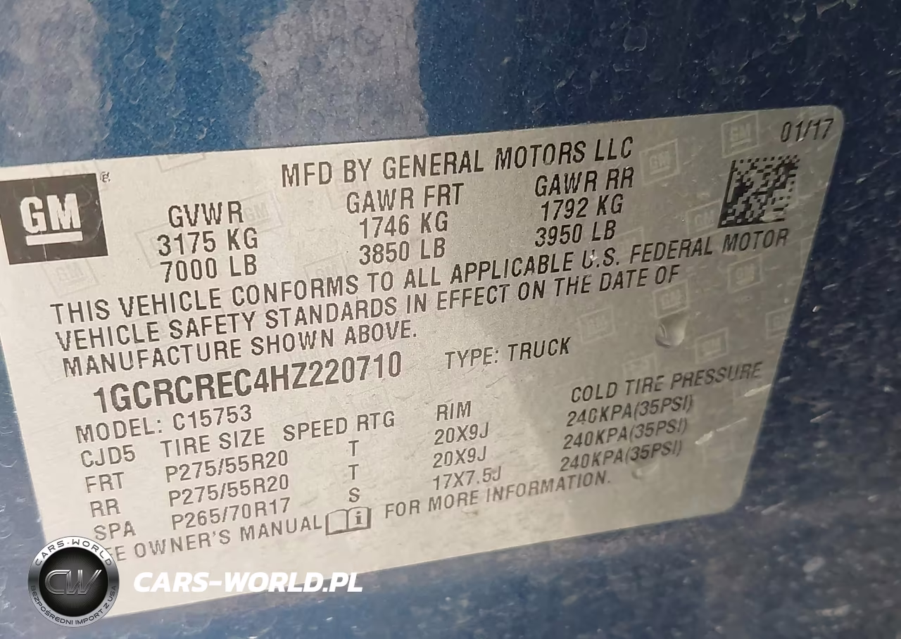 2017 Chevrolet Silverado 1500 Lt VIN:1GCRCREC4HZ220710 - 9