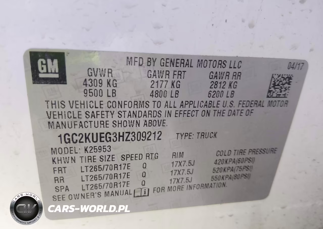 2017 Chevrolet Silverado 2500Hd Work Truck VIN:1GC2KUEG3HZ309212 - 9