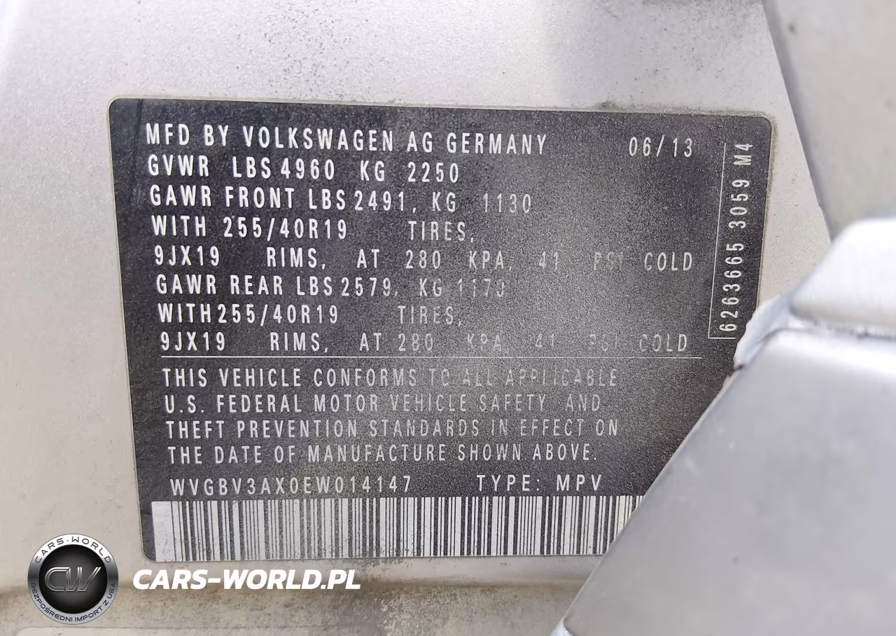 2014 Volkswagen Tiguan R-Line VIN:WVGBV3AX0EW014147 - 9