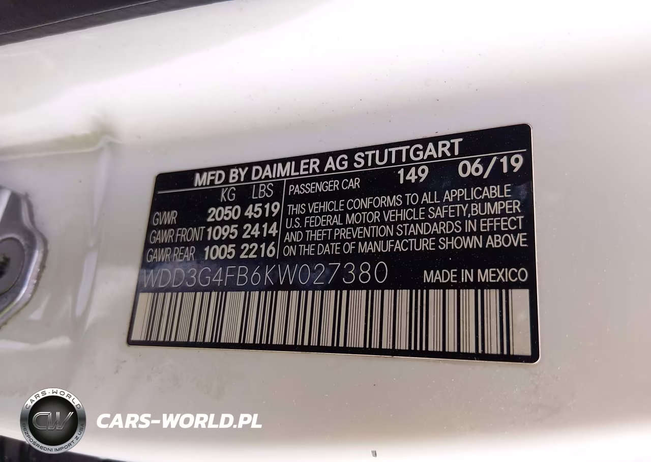 2019 Mercedes-Benz A 220 4Matic VIN:WDD3G4FB6KW027380 - 9