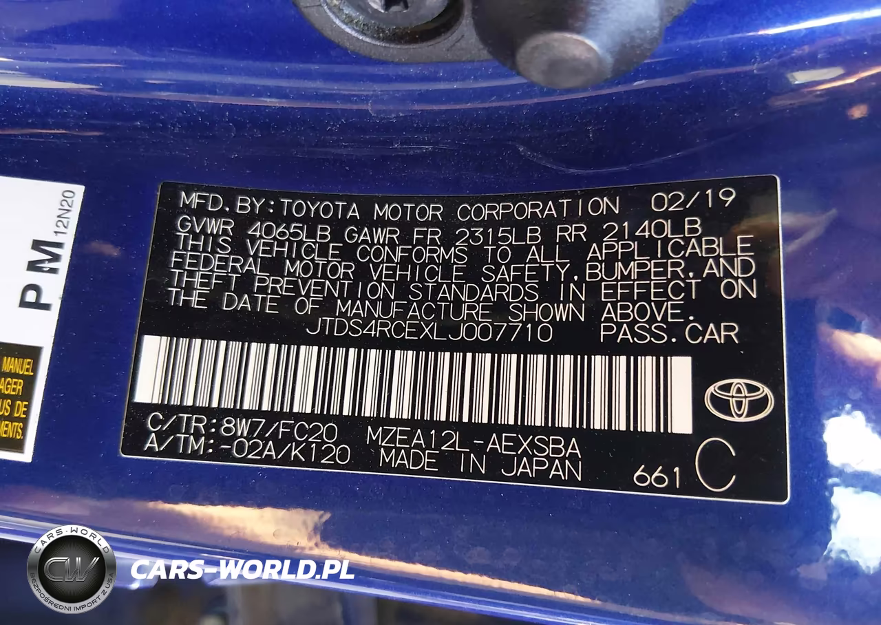 2020 Toyota Corolla Se VIN:JTDS4RCEXLJ007710 - 9