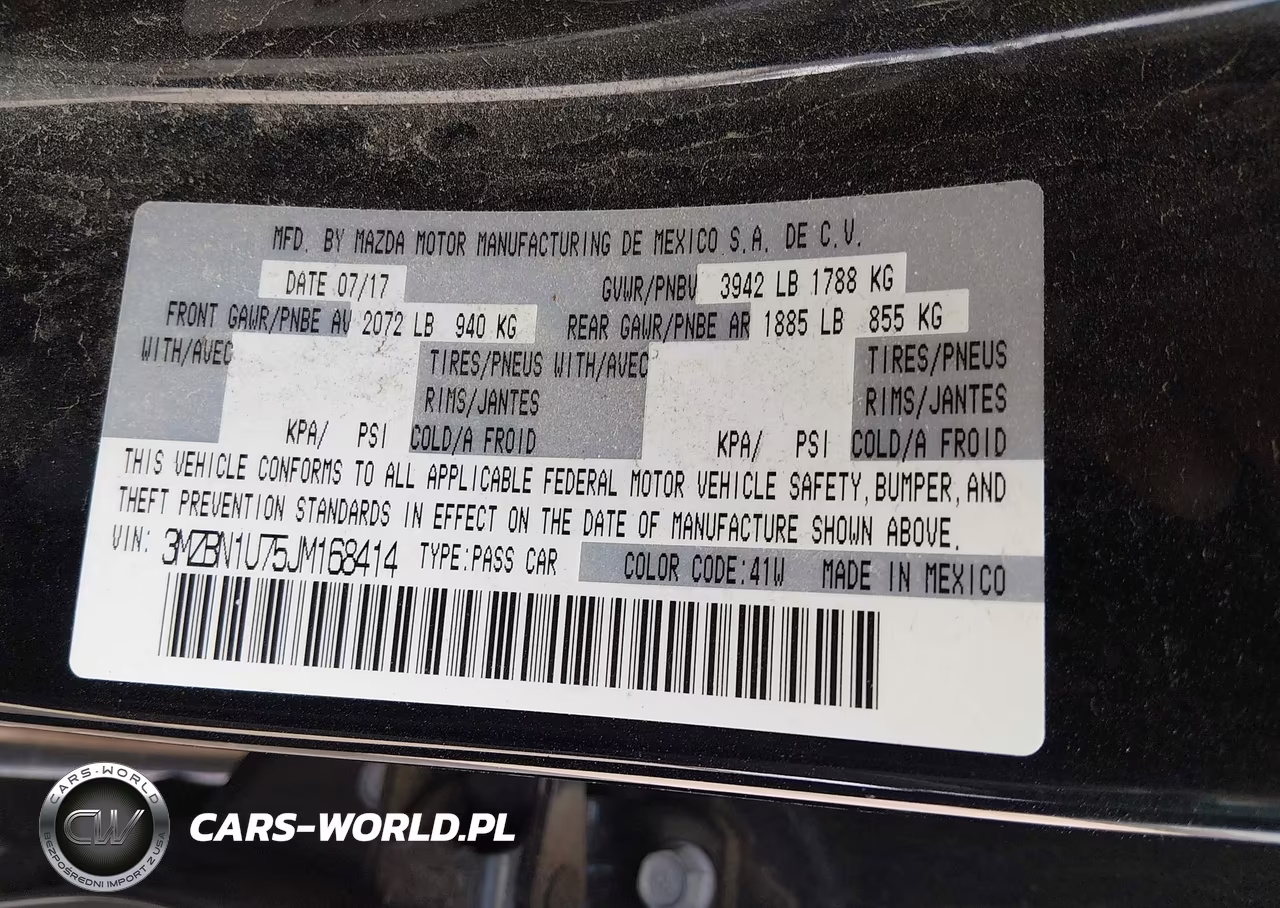 2018 Mazda Mazda3 Sport VIN:3MZBN1U75JM168414 - 9