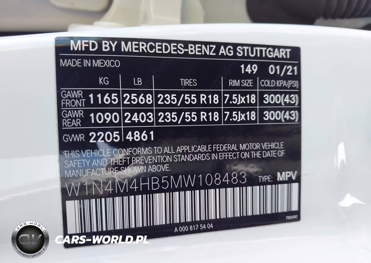 2021 Mercedes-Benz Glb 250 4Matic VIN:W1N4M4HB5MW108483 - 9