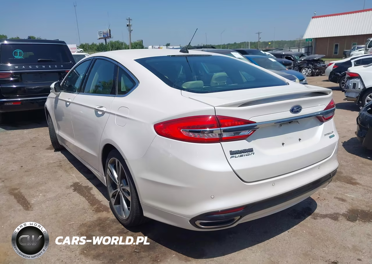 2017 Ford Fusion Titanium VIN:3FA6P0K98HR163174 - 3