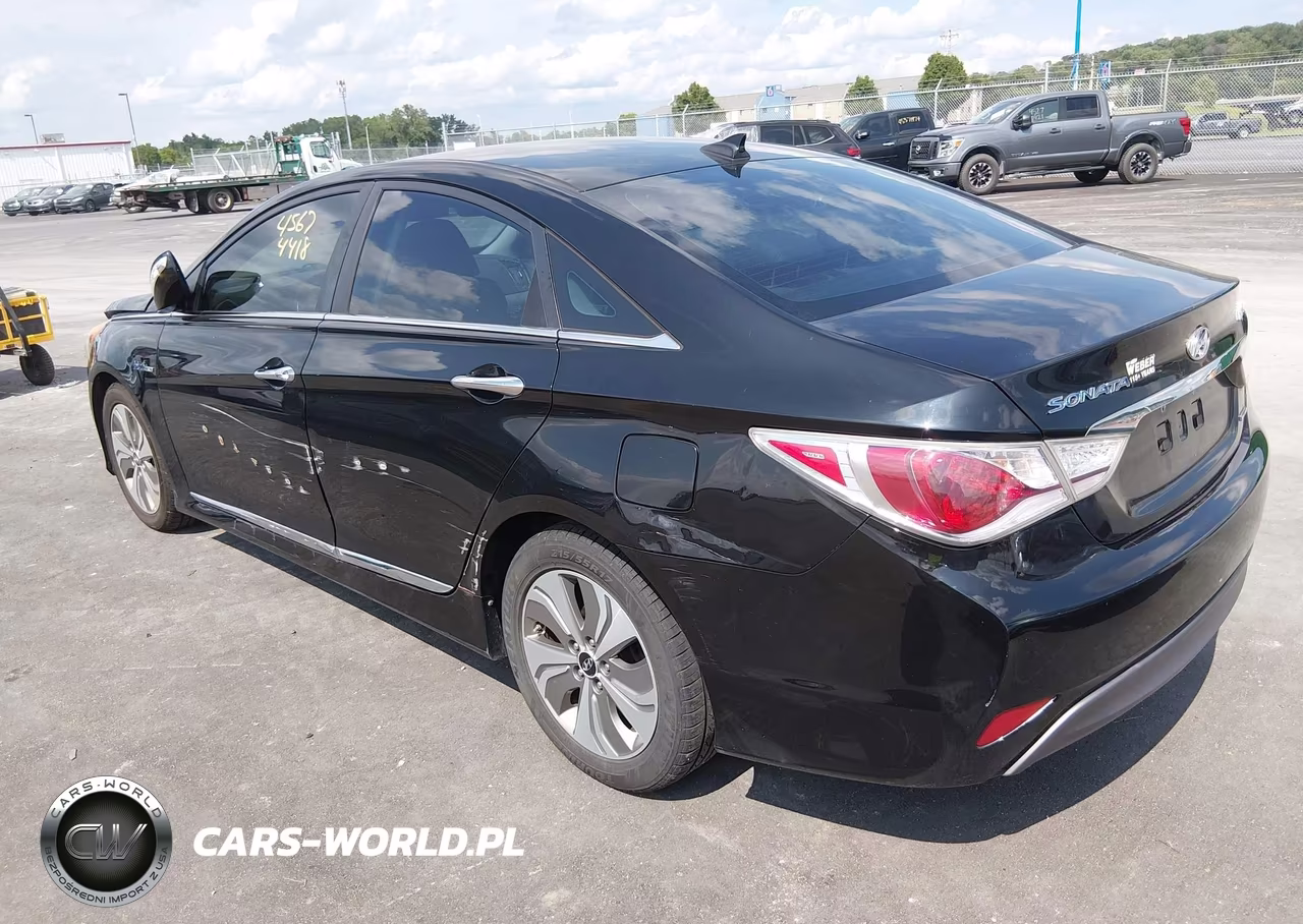 2013 Hyundai Sonata Hybrid Limited VIN:KMHEC4A45DA090375 - 3