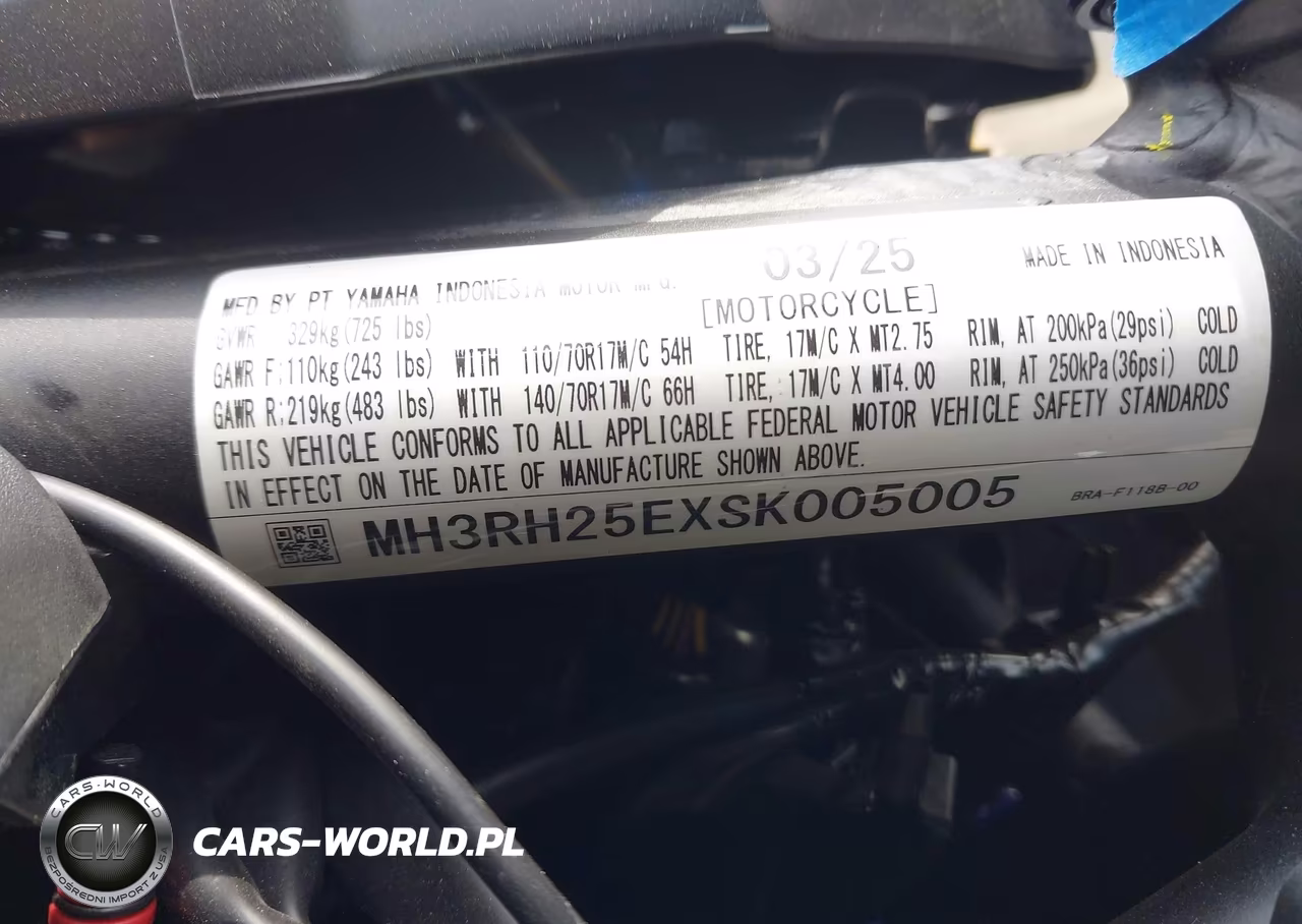 2025 Yamaha Yfz320 A VIN:MH3RH25EXSK005005 - 10