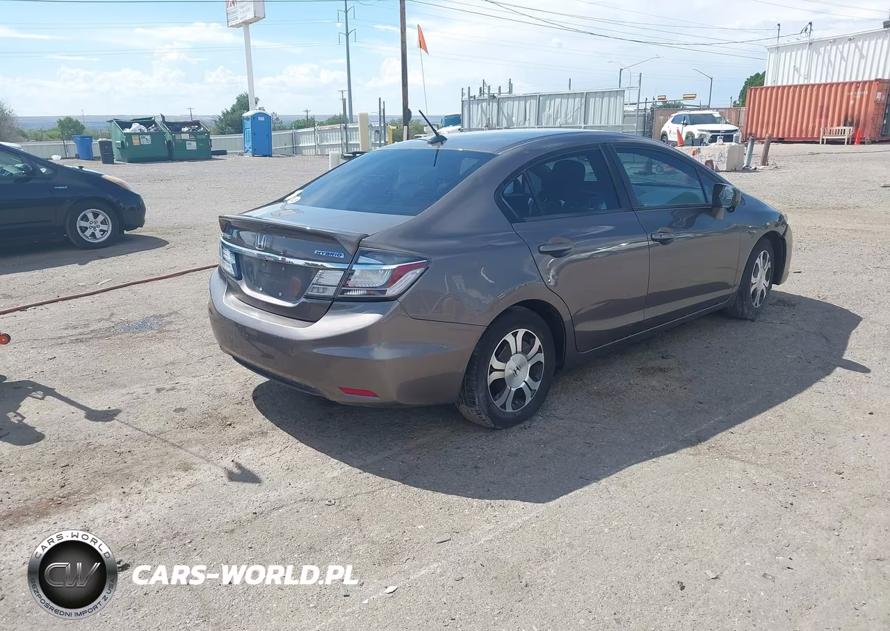 2014 Honda Civic Hybrid VIN:19XFB4F25EE000742 - 4