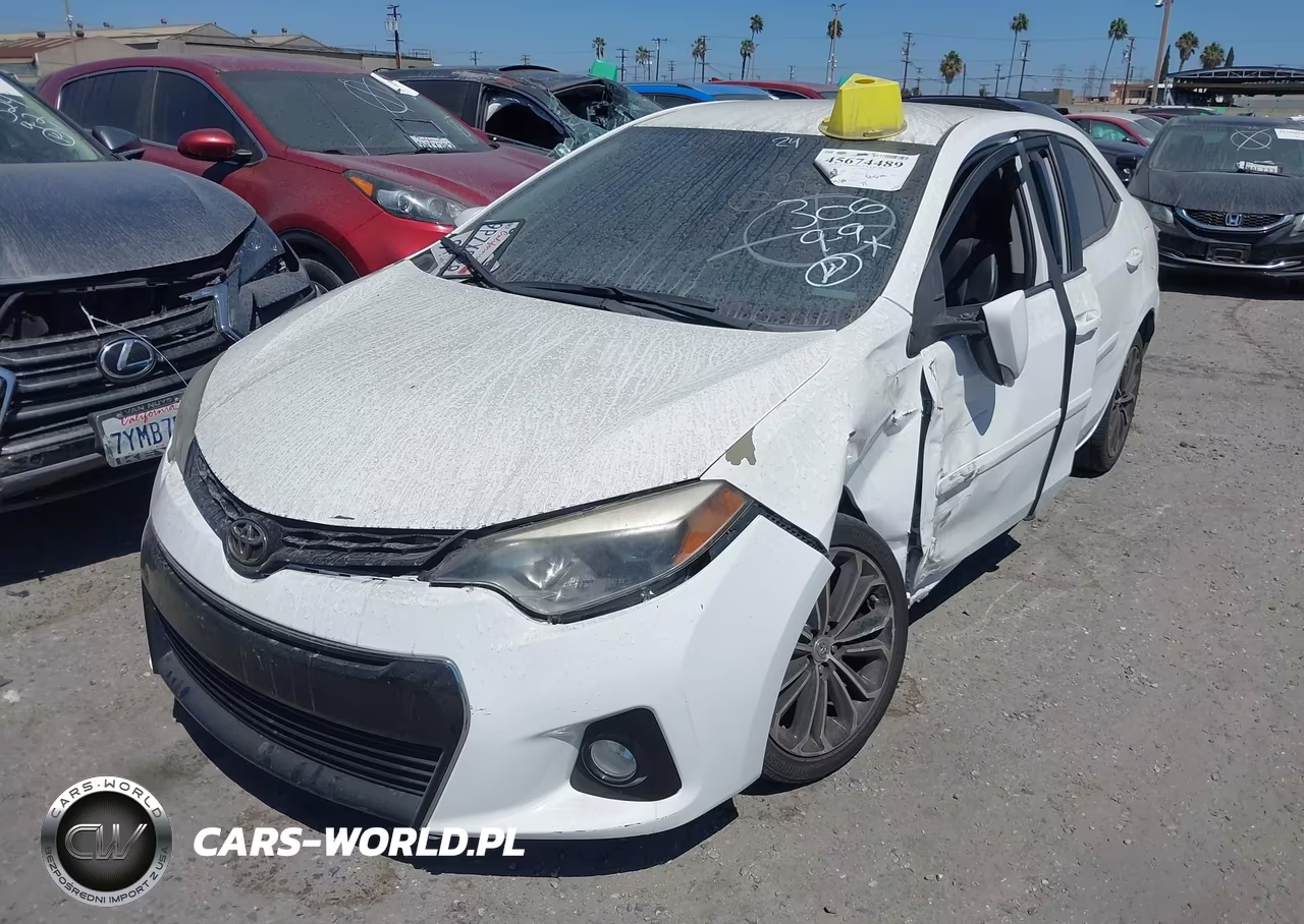 2016 Toyota Corolla S Plus VIN:5YFBURHE3GP497336 - 2