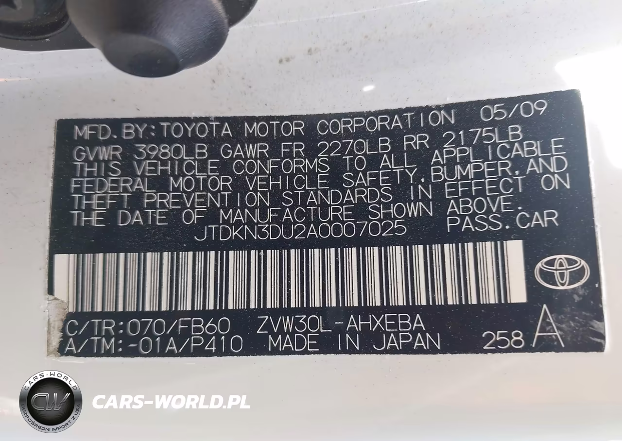 2010 Toyota Prius Ii VIN:JTDKN3DU2A0007025 - 9