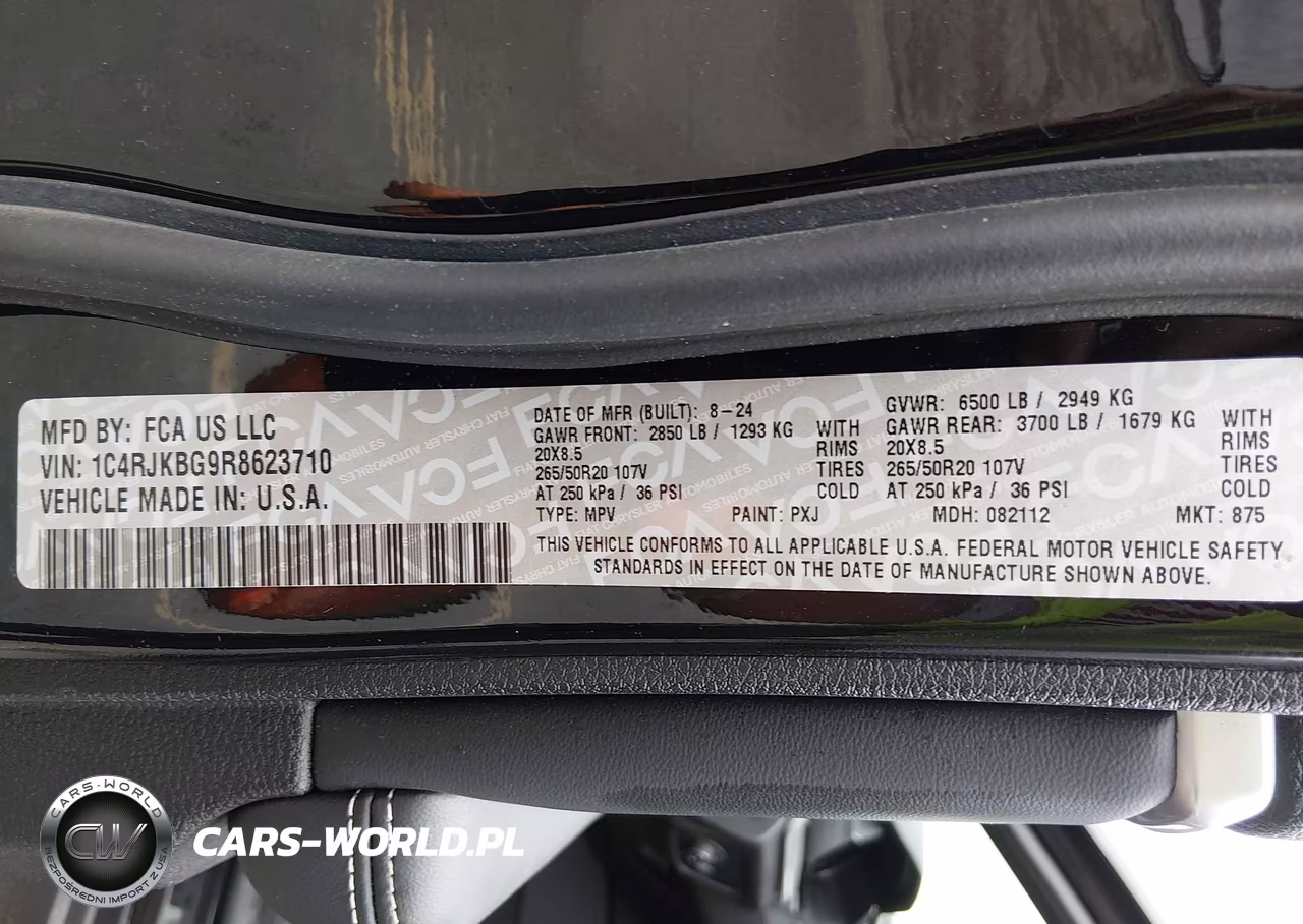 2024 Jeep Grand Cherokee L Limited 4X4 VIN:1C4RJKBG9R8623710 - 9