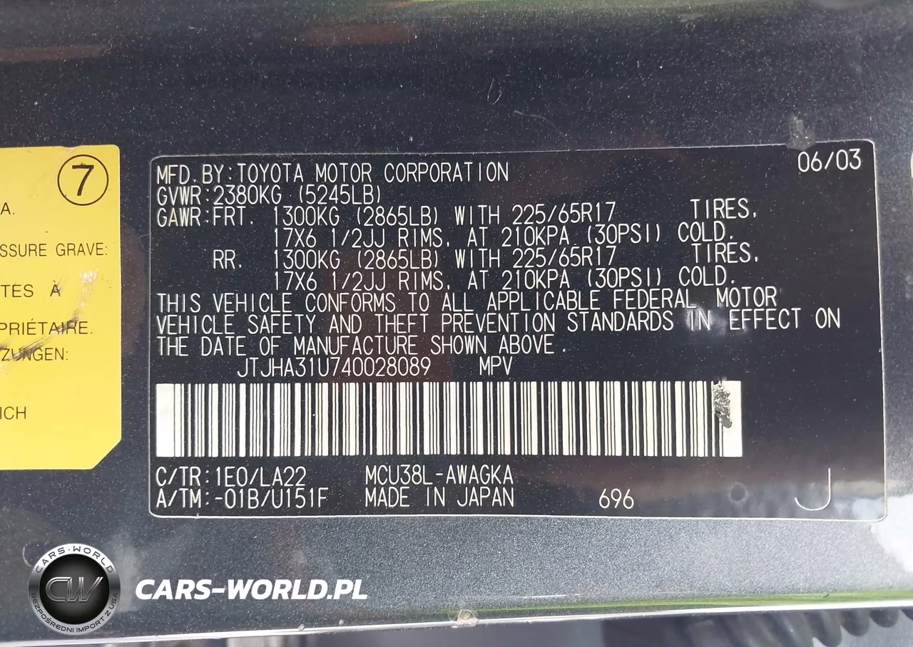 2004 Lexus Rx 330 VIN:JTJHA31U740028089 - 9