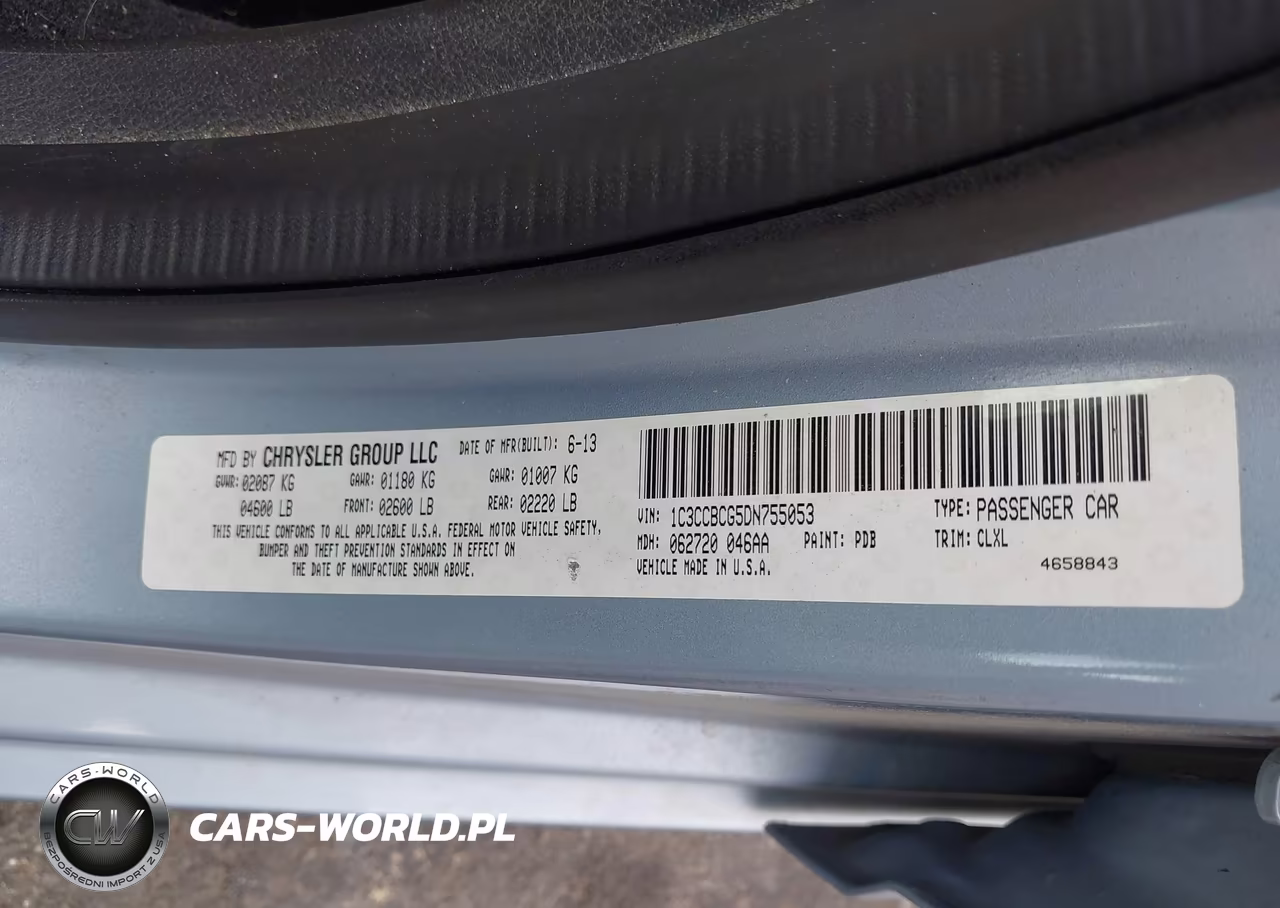 2013 Chrysler 200 Limited VIN:1C3CCBCG5DN755053 - 9