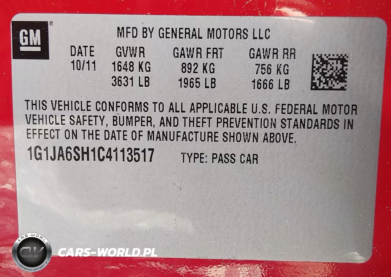2012 Chevrolet Sonic 2Ls VIN:1G1JA6SH1C4113517 - 9