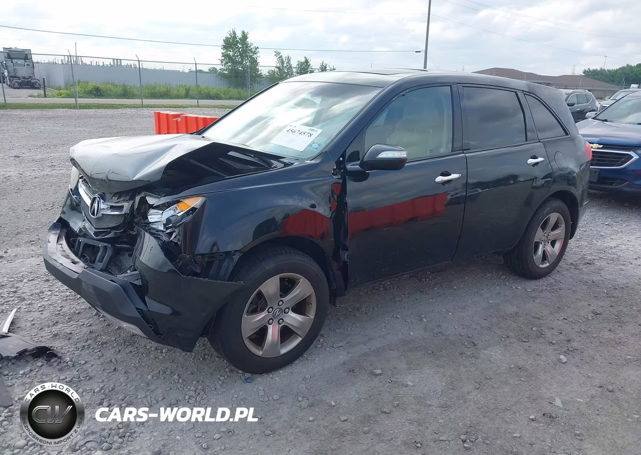 2009 Acura Mdx Sport Package VIN:2HNYD28789H502987 - 2