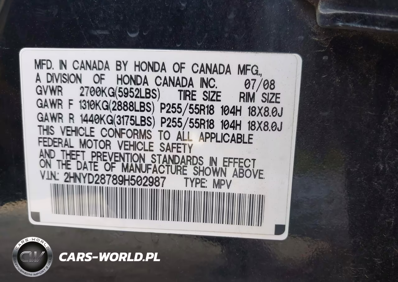 2009 Acura Mdx Sport Package VIN:2HNYD28789H502987 - 9