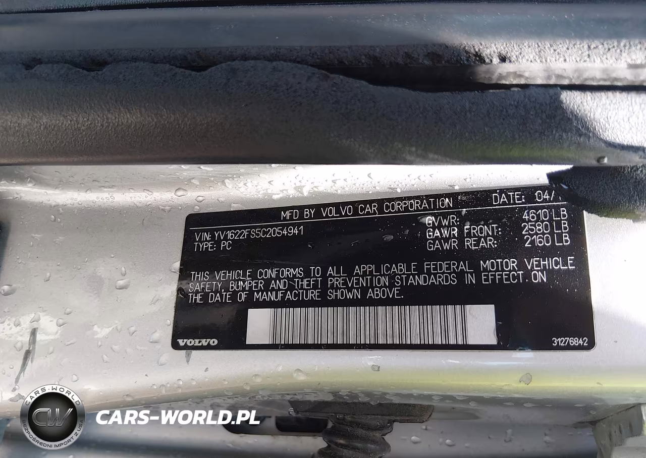 2012 Volvo S60 T5 VIN:YV1622FS5C2054941 - 9