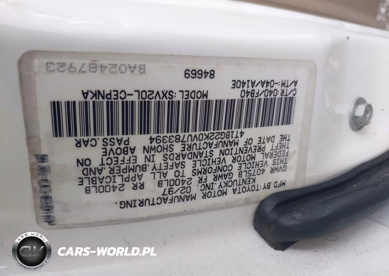 1997 Toyota Camry Ce-Le-Xle VIN:4T1BG22K0VU783394 - 9