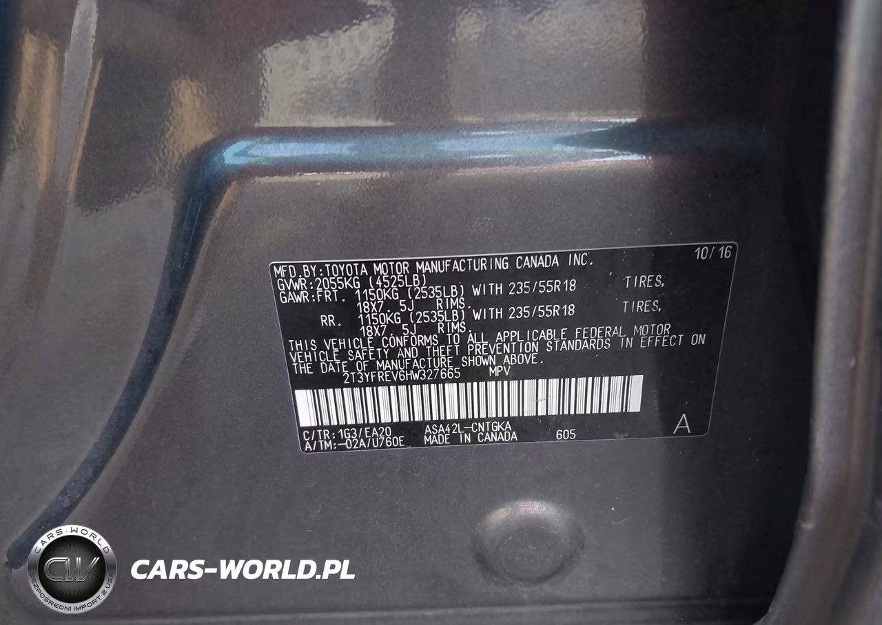 2017 Toyota Rav4 Limited VIN:2T3YFREV6HW327665 - 9