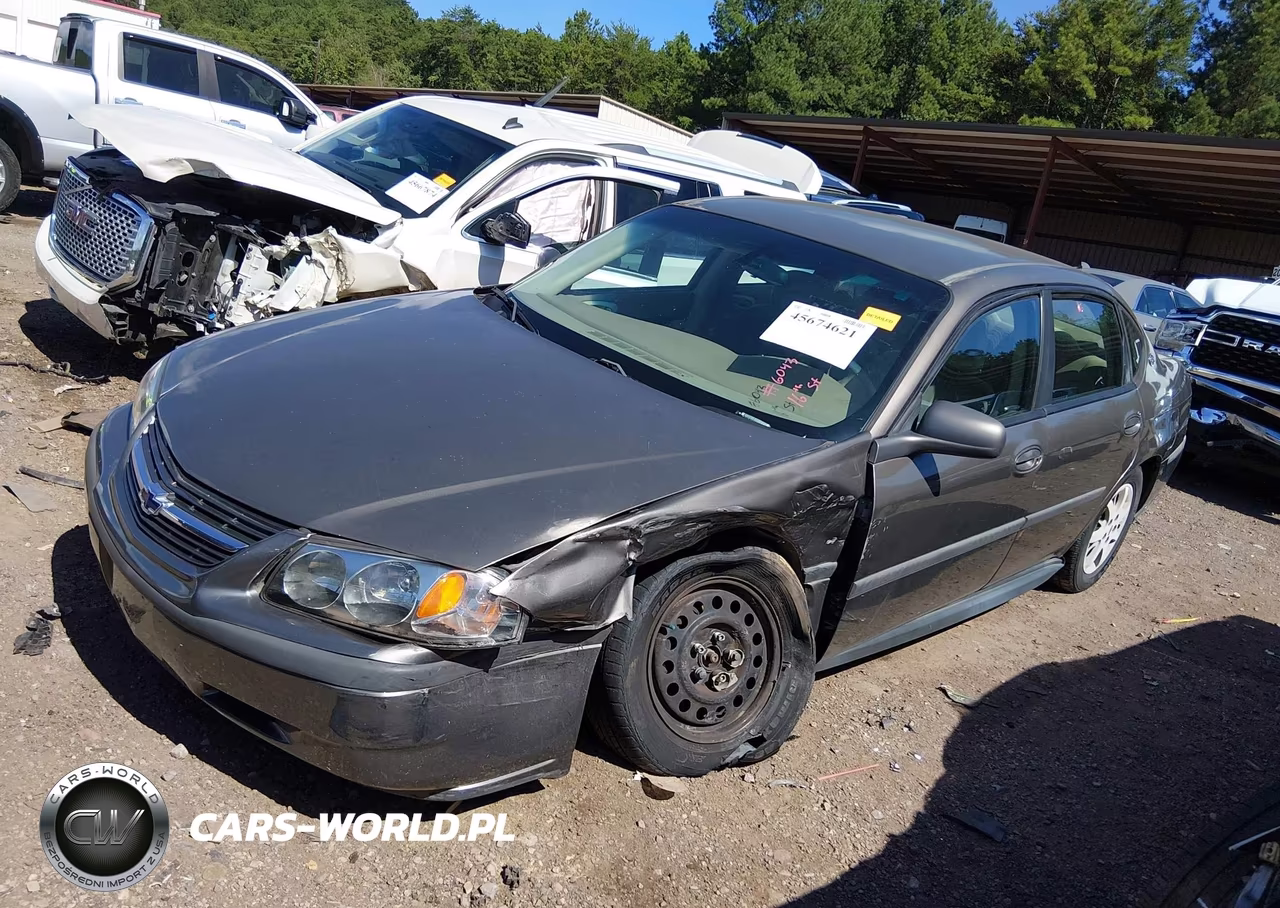 2002 Chevrolet Impala VIN:2G1WF52E629206214 - 2