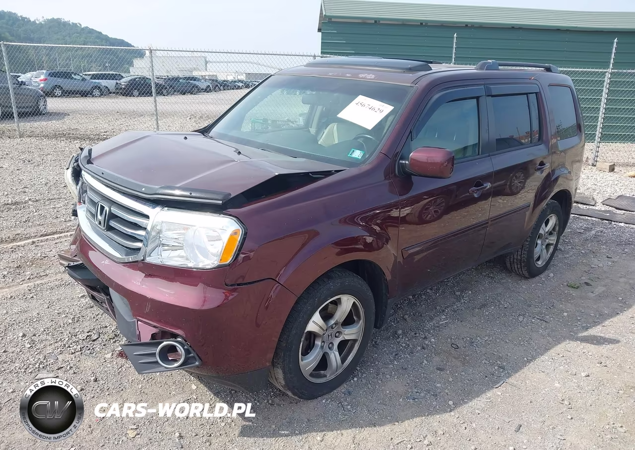 2013 Honda Pilot Ex-L VIN:5FNYF4H51DB035873 - 2